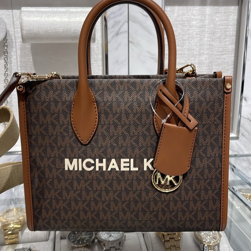 Michael Kors Mirella Small Signature Logo Crossbody Bag
Brown 
NWT - Picture 7 of 16